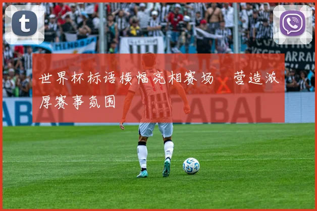 世界杯标语横幅亮相赛场 营造浓厚赛事氛围